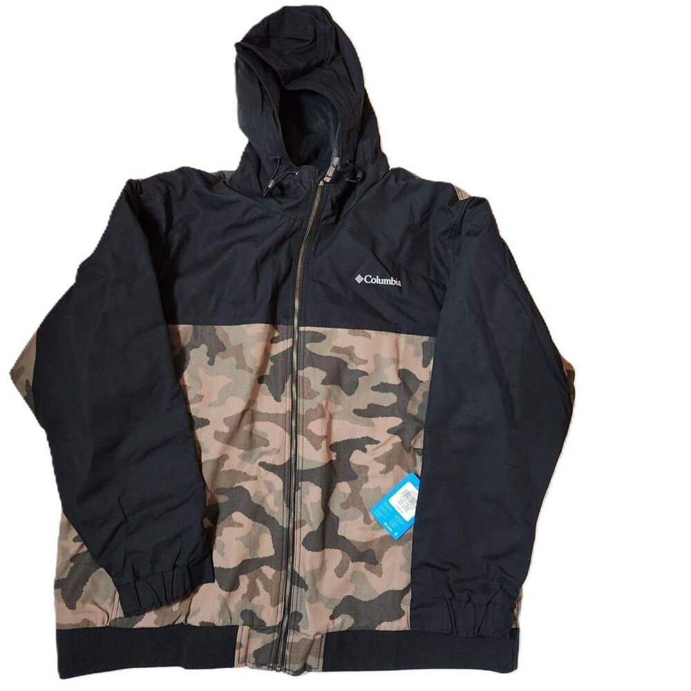 Columbia Loma Vista Hooded Jacket Men’s XXL 2XL Cypress Camo
